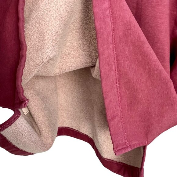 NWT Old Navy Fleece-Lined Hoodie Sweatshirt Rose Boxy Cropped Pullover Womens L - Picture 12 of 16